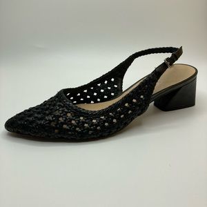 Black leather Franco Sarto shoes